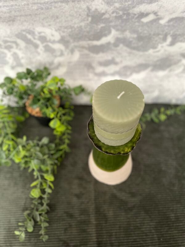 bougeoir.vert.2
